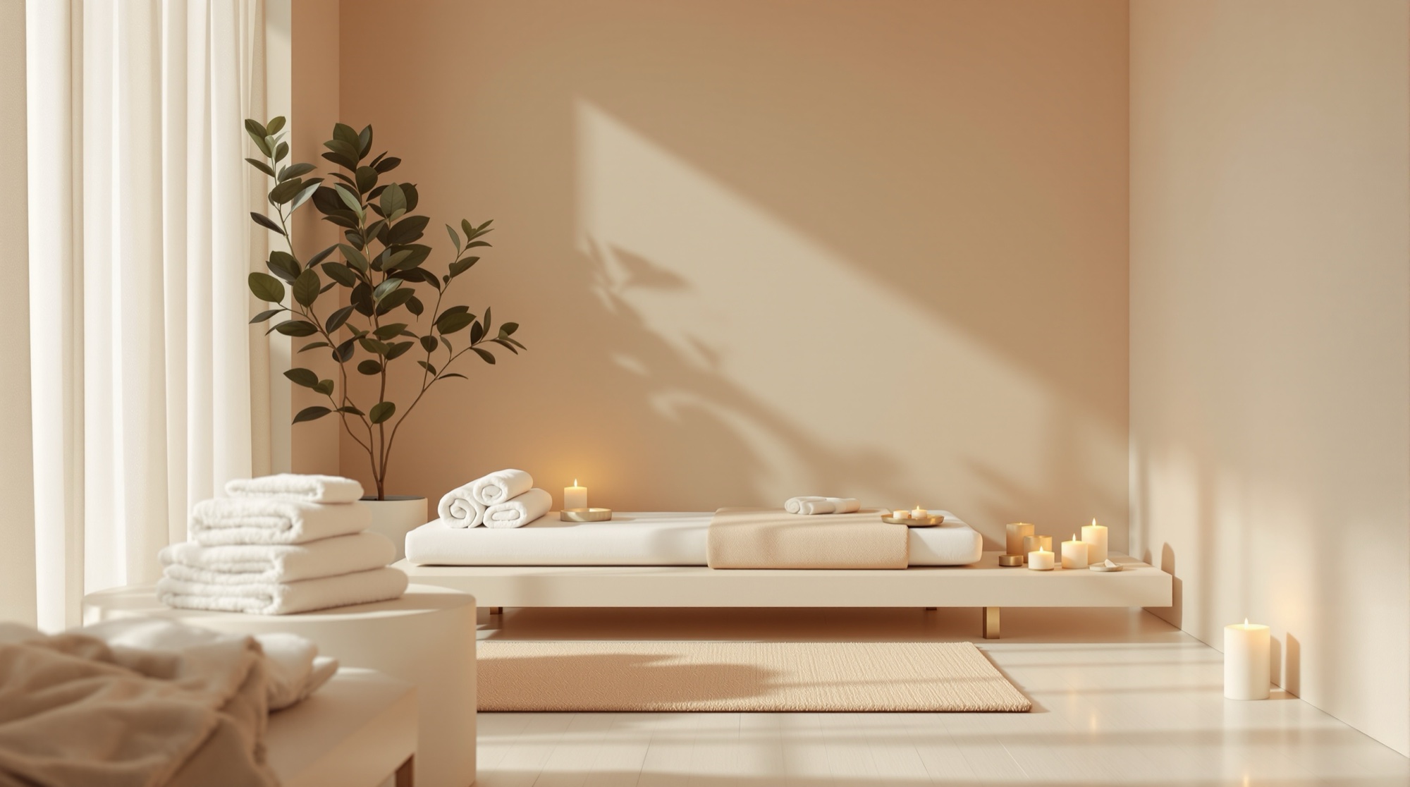 Interior de NUA Glow Wellness Spa, León